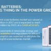 grid scale batteries market