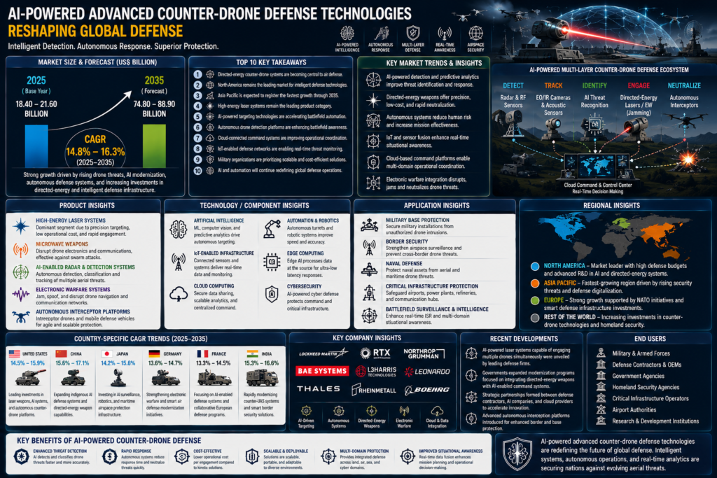 Autonomous Counter-Drone Technologies Reshaping Military Defense