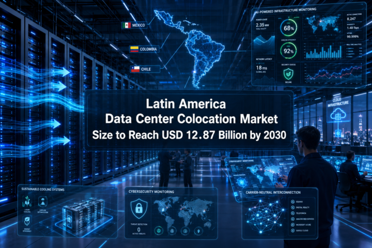Latin America Data Center Colocation Market Size to Reach USD 12.87 ...
